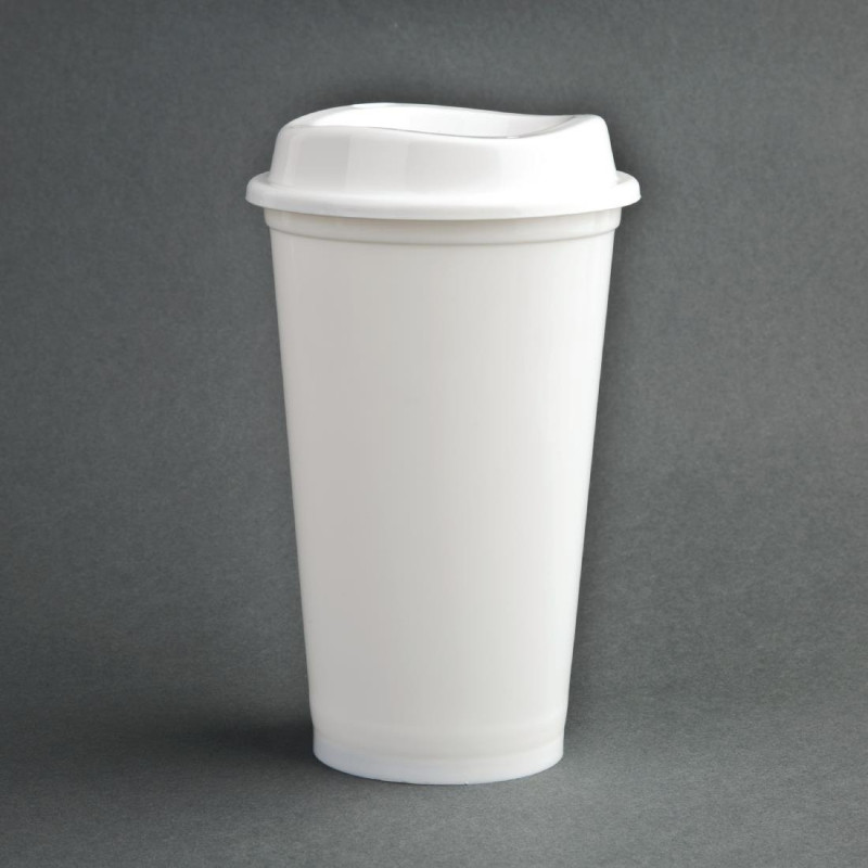Reusable Polypropylene Coffee Cups - Pack of 25 Olympia Reusable Polypropylene Coffee Cups - Pack of 25 Olympia