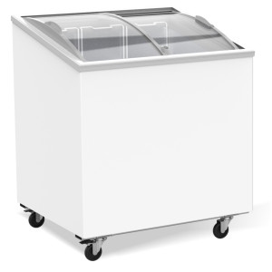 Gefriertruhe mit Glasdeckel - 198 L - CombiSteel