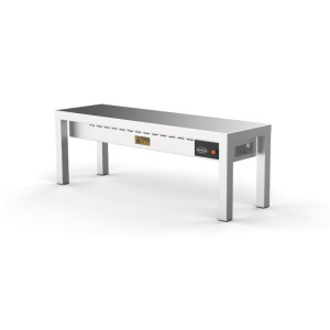 Keramik-Wärmetischregal - 1 Ebene - L 1000 x T 300 mm - CombiSteel