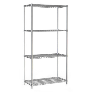Abnehmbares Regal mit 4 Ebenen - L 900 x T 450 mm - CombiSteel