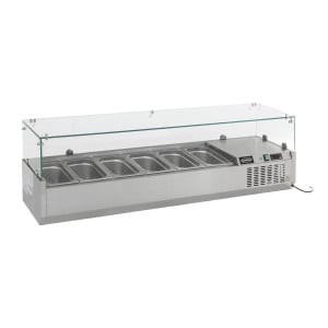 Saladette Kühltisch - 7 GN 1/4