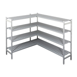Rayonnage Angulaire pour Chambre Froide 1500 x 1800 x 2010 mm - L 1235 x P 450 mm - CombiSteel