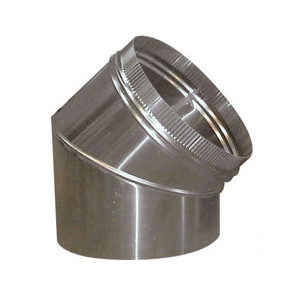 Courbe en Rond 45° Ø 350 pour Hotte - CombiSteel