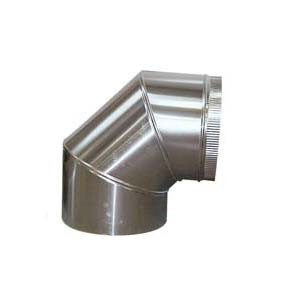 Courbe en Rond 90° Ø 300 pour Hotte - CombiSteel