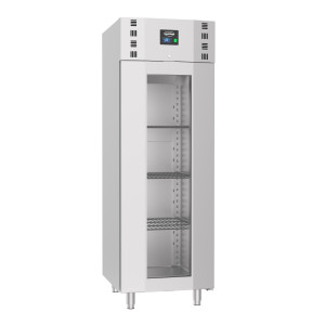 Armoire Réfrigérée Négative en Inox - Porte Vitrée - 700 L - CombiSteel