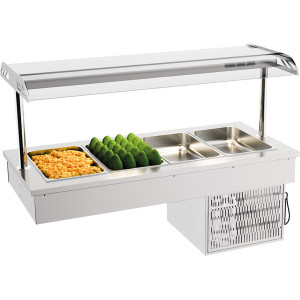 Drop-In Kühlwanne - 4 GN 1/1 - CombiSteel