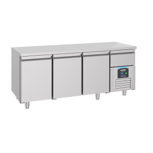 Positive Refrigerated Table GN 1/1 with 3 Doors and 1 Drawer - 474 L - CombiSteel