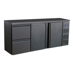 Refrigerated Back Bar with 2 Doors and 2 Drawers - 537 L - CombiSteel