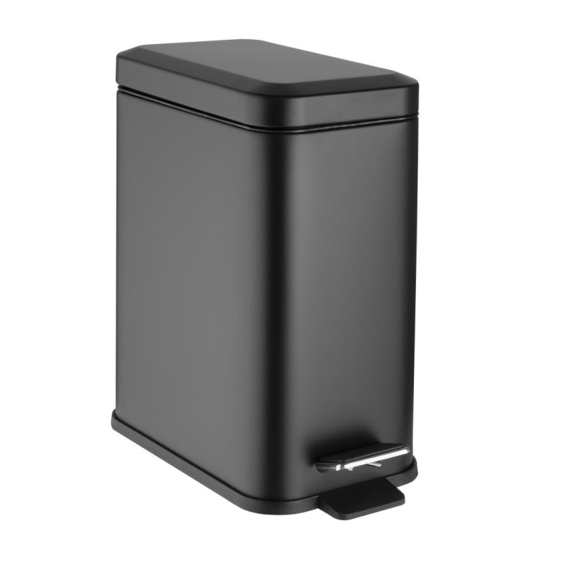 Poubelle de Salle de Bain Slim Noire - 5 L - Jantex Poubelle de Salle de Bain Slim Noire - 5 L - Jantex