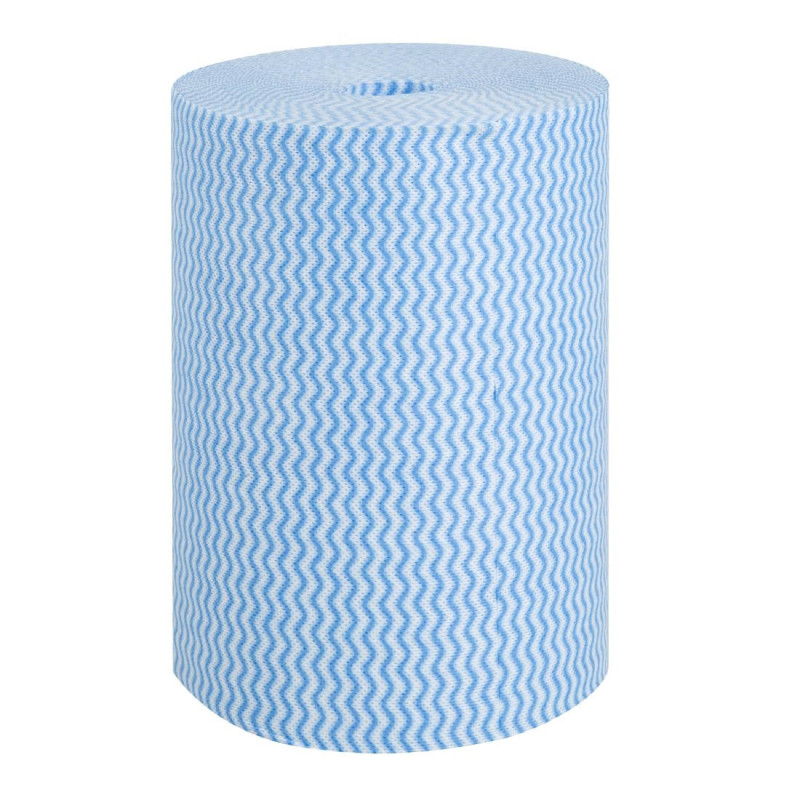 Compostable Blue Cleaning Cloths - 200 Sheets - Jantex Compostable Blue Cleaning Cloths - 200 Sheets - Jantex