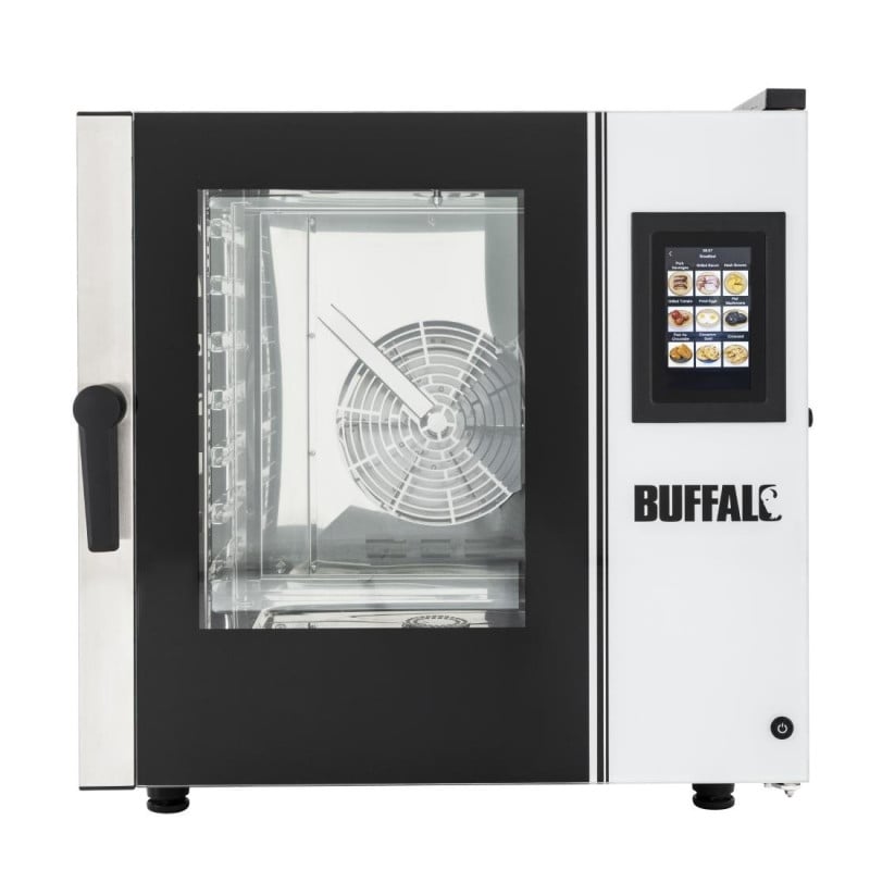 Four Mixed with 7 x GN 1/1 Touch Screen with Stand, Installation Kit and Extraction Hood - Buffalo Four Mixed with 7 x GN 1/1 Touch Screen with Stand, Installation Kit and Extraction Hood - Buffalo