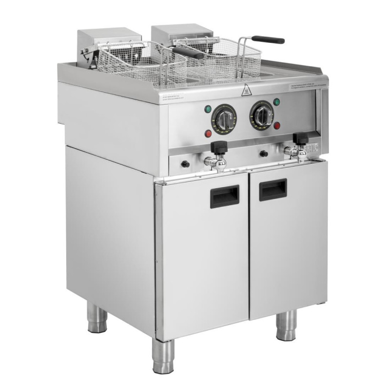 Friteuse Electrique Série 600 - 2 x 8 L - Buffalo Friteuse Electrique Série 600 - 2 x 8 L - Buffalo