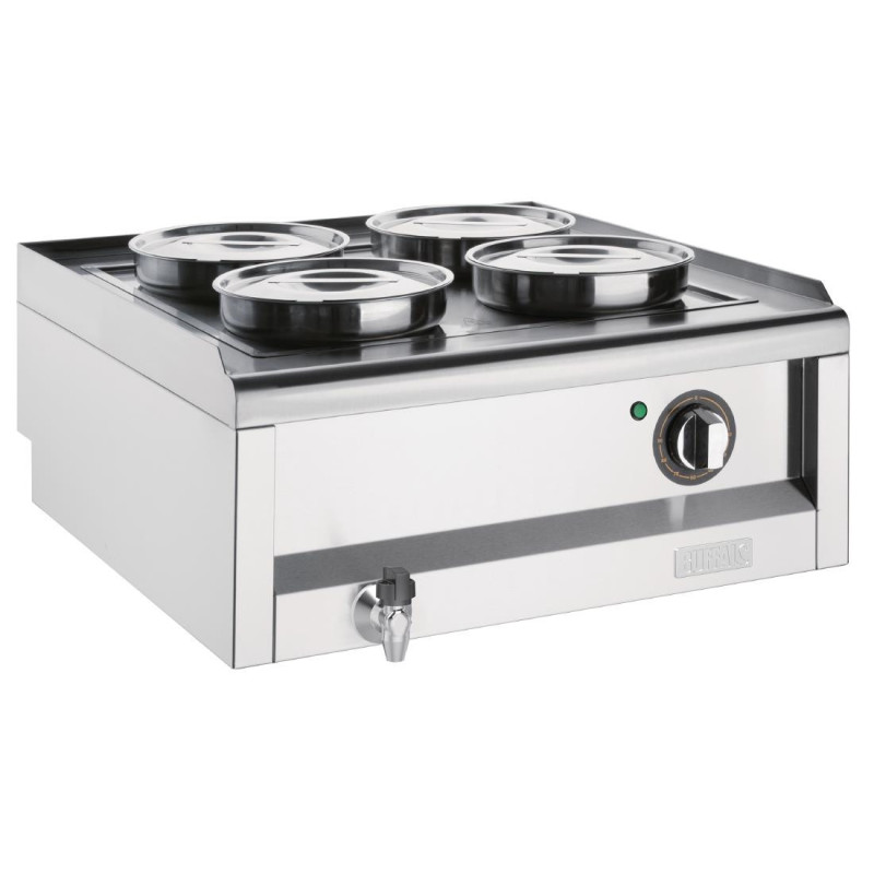 Bain-Marie 4 Pots Series 600 - Buffalo Bain-Marie 4 Pots Series 600 - Buffalo