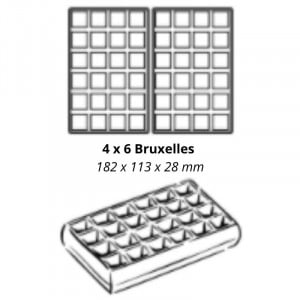 Professioneller Drehbarer Waffeleisen 4x6 Brüssel von Krampouz