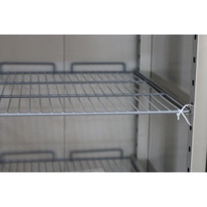 Negativschrank 1400 L Edelstahl 2 Türen GN 2/1 Belüftet