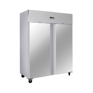 Negativschrank 1400 L Edelstahl 2 Türen GN 2/1 Belüftet