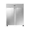 Negativschrank 1400 L Edelstahl 2 Türen GN 2/1 Belüftet