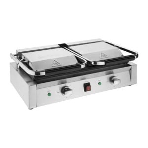 Grill De Contact Double Bistro Lisse/Lisse 230V - Buffalo