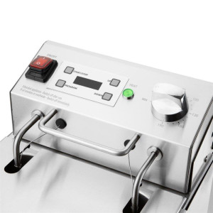 Einfache elektrische Fritteuse mit Timer - 1 x 8L - Buffalo