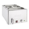 Bain-Marie mit Ablasshahn und GN-Behältern