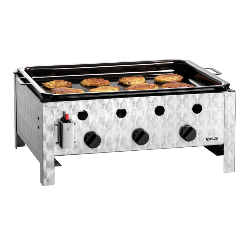 Tischgrill - Gas-Kombination Glatte Platte - Bartscher Tischgrill - Gas-Kombination Glatte Platte - Bartscher