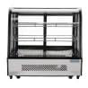 Black Countertop Refrigerated Display - 120 L - Polar