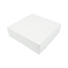 White Cardboard Pastry Box - 29 x 29 cm - Pack of 25 - FourniResto