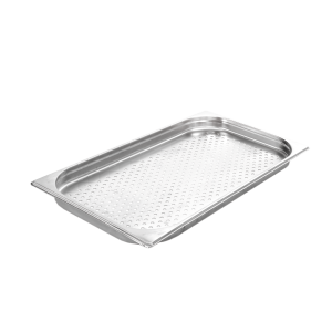 GN 2/1 Perforated Stainless Steel Pan - Depth 40 mm - Professional kitchen