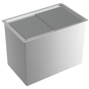 Built-in Stainless Steel Ice Bin - 485x305 MM