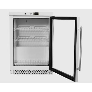 Mini-Kühlschrank mit Glastür 170 L 0/+8 °C - Dynasteel