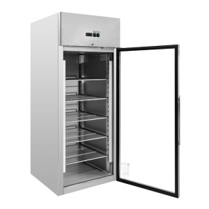 Positive Glastürkühlschrank 650 L Umluftkühlung