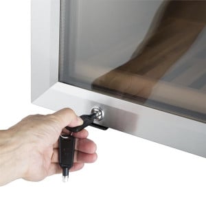 Bi-Zonen-Weinkeller Edelstahl - 320 L