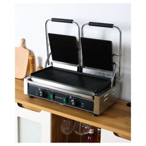 Double Grooved Plate Contact Grill - Buffalo
