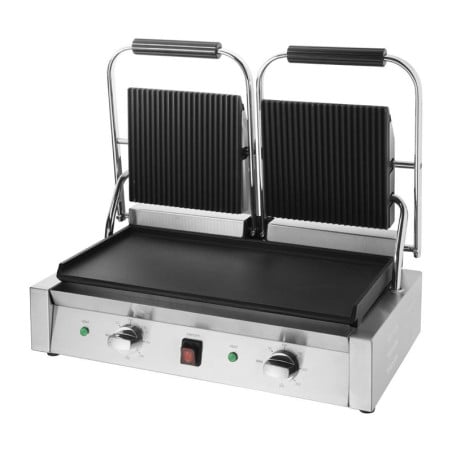 Gerillter/Glatter Doppelkontaktgrill - Buffalo