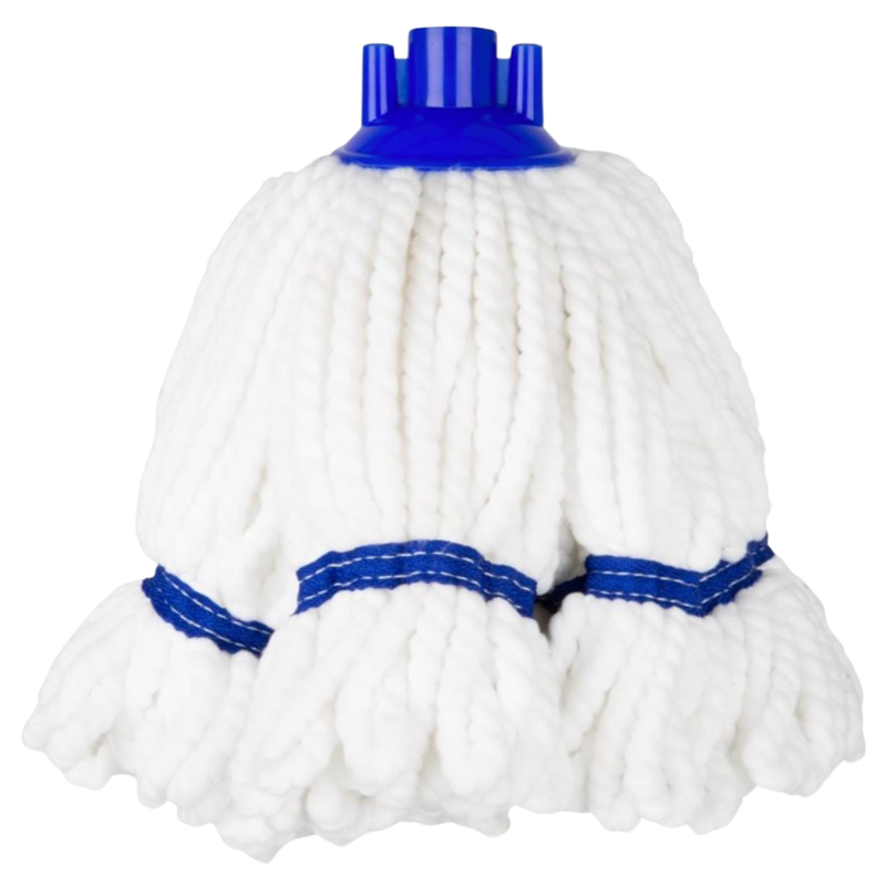 Mikrofaser-Moppkopf mit blauem Streifen - 0,15 kg Mikrofaser-Moppkopf mit blauem Streifen - 0,15 kg