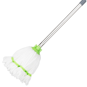 Mikrofaser-Wischmopkopf mit grünem Band - 0,15 kg