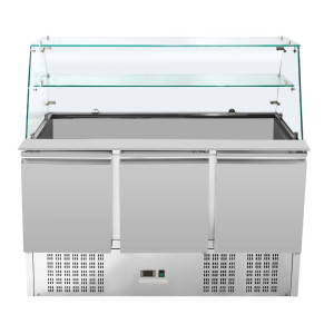 Saladette Kühlschrank 3 Türen - 368 L - Dynasteel