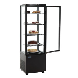 Kühlvitrine - Gebogene Tür - Schwarze Serie C 235 L