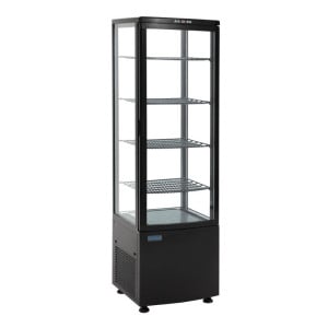 Schwarze Kühlvitrine Serie C 235 L - Polar