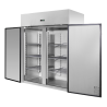 Positive Kühlschrank 1400 L Edelstahl GN 2/1 – 2 Türen
