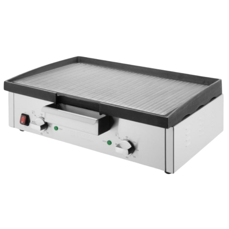Extra große Gusseisen-Grillplatte - 615 x 466 mm