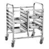 Chariot Porte-Plateaux Double - 12 x GN 1/1 - HENDI