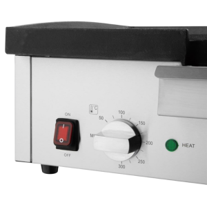Extra große Gusseisen-Grillplatte - 615 x 466 mm