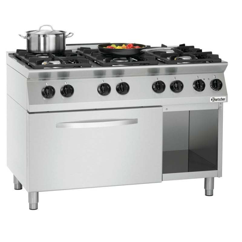 Gasherd mit 6 Brennern - Serie 700
