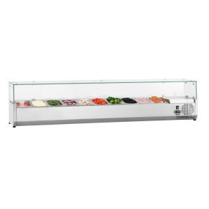 Gekühlte Saladette zum Aufstellen - 10 x GN 1/4