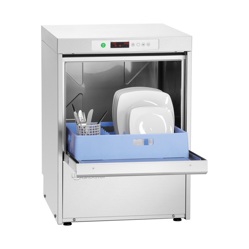 Dishwasher with Drain Pump, Softener, and Detergent Dispenser - 50 x 50 cm - Bartscher