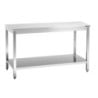 Stainless Steel Work Table with Lower Shelf - D 700 mm - L 1600 mm - Bartscher