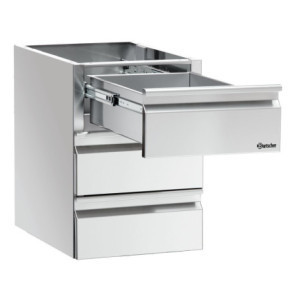 Kolonne Schubladen 3 x GN 1/1 - Bartscher