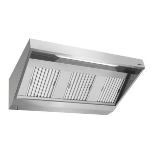 Wandhaube mit Beleuchtung - B 1700 x T 900 mm - Bartscher