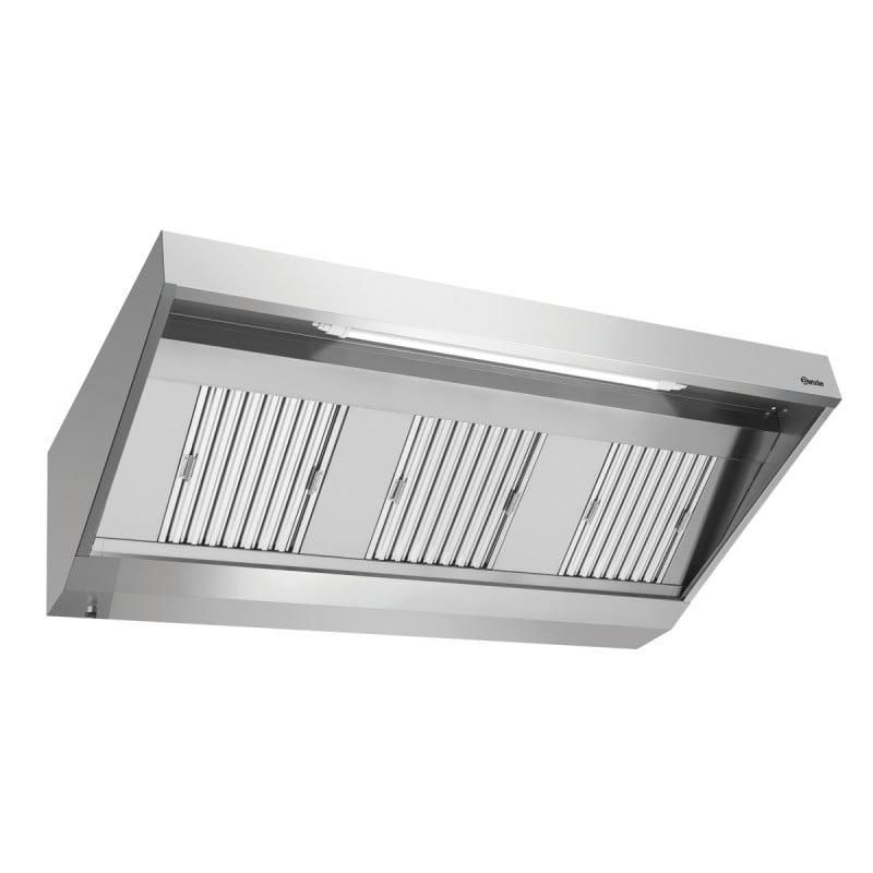 Wall-Mounted Hood with Motor and Lighting - L 1800 x D 900 mm - Bartscher